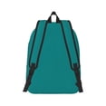 thumbnail image 3 of Daiia Teal Vintage Canvas Backpack for Men and Women ,Hiking Backpack,Travel Laptop Bag for School,Large Capacity Backpack, 3 of 8