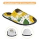 thumbnail image 3 of Balery Sunflowers Pantuflas de Casa de Felpa Silenciosas con Diseño Estampado, Zapatillas Cómodas Antideslizantes de Algodón para Interior-Large, 3 of 8