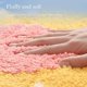 thumbnail image 2 of 65cm x 65cm, Yellow Lovely Bath Mat, Soft and Fluffy, Flower Shaped Microfiber, Water Absorbent, Non-Slip, for Toilet, Bathtub, Shower, Bathroom, 2 of 5