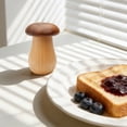 thumbnail image 6 of Wooden Mushroom Toothpick Holder Dispenser, Cute Toadstool Shape Container, for Kitchen Table Restaurant Dining, with 100 Picks, 6 of 7
