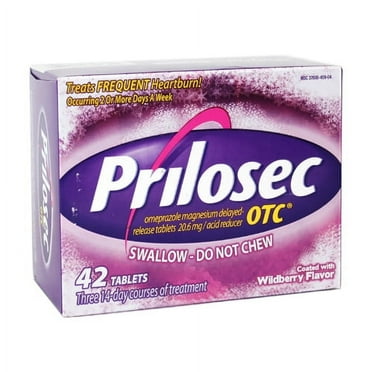 Prilosec OTC, Wildberry Tablets - 42 ea