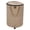Coffee, variant on Nieyigj 24 Gallon Pop Up Camping Trash Can with Zippered Lid, Heavy Duty Oxford Cloth Foldable Yard Waste Bag, Portable Outdoor Garbage Container for Garden, Picnic, and RV Travel, OD Green