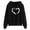 Black, variant on Gkeoshab Cardigan Sweaters for Women Womens Oversized Hoodies Fleece Sweatshirts Fall Fashion 2026 Pullover Sweaters Winter Clothes Black L