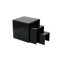 thumbnail image 4 of FixtureDisplays® 2"3"4"Black Plexiglass Lucite Acrylic Display Risers -1/8" Thick 20004, 4 of 4