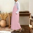 thumbnail image 5 of ClodeEU Women's Sleeveless Jumper Dress with Pockets,Casual Loose Tank Dress Pink,Womens Plus M, 5 of 7