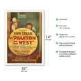 thumbnail image 2 of Phantom of The West - Chapter 4: The Battle of The Strong - Starring Tom Tyler - Vintage Film Movie Poster c.1931 - Master Art Print 10in x 14in, 2 of 4
