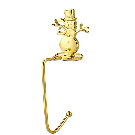 

Clearance School Supplies! JWDX Hook Gold (Snowman) Christmas Fireplace Sock Hook Snowflake Metal Hook Christmas Hook (Include: 1 Hook) Clearance Sale