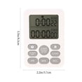 thumbnail image 2 of LITINKIMI White Kitchen Timer for Cooking, Study, Work, and Time Management with Easy-to-Use Desktop Design, 2 of 8