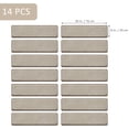 thumbnail image 3 of PURE ERA Plush Carpet Stair Treads Cover Stair Steps Rugs Non-Slip Mat Self Adhesive 8" X 30"(Pack of 14,Taupe Gray), 3 of 10