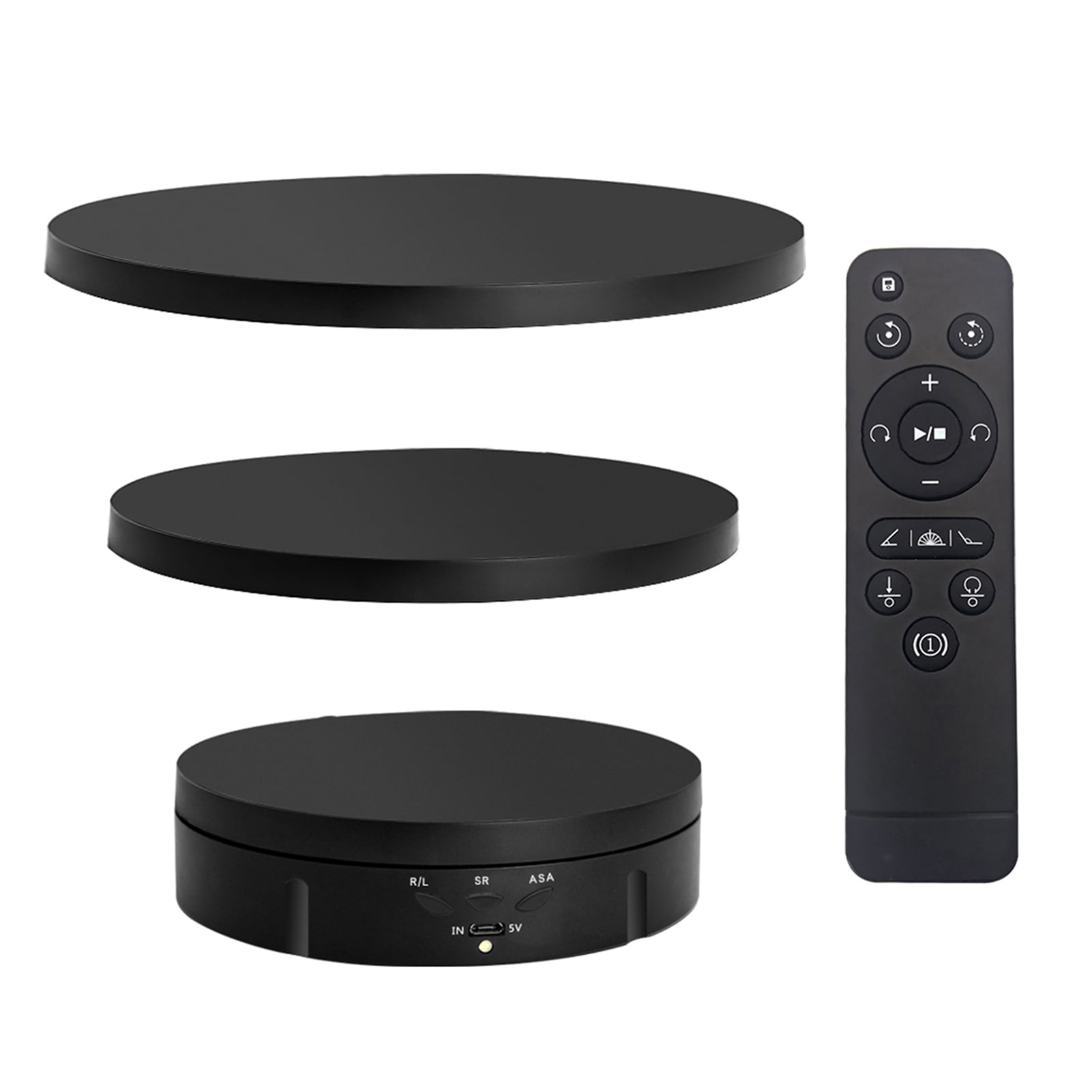DoubleYi Electric Turntable 1 Set Display Remote Control Durable