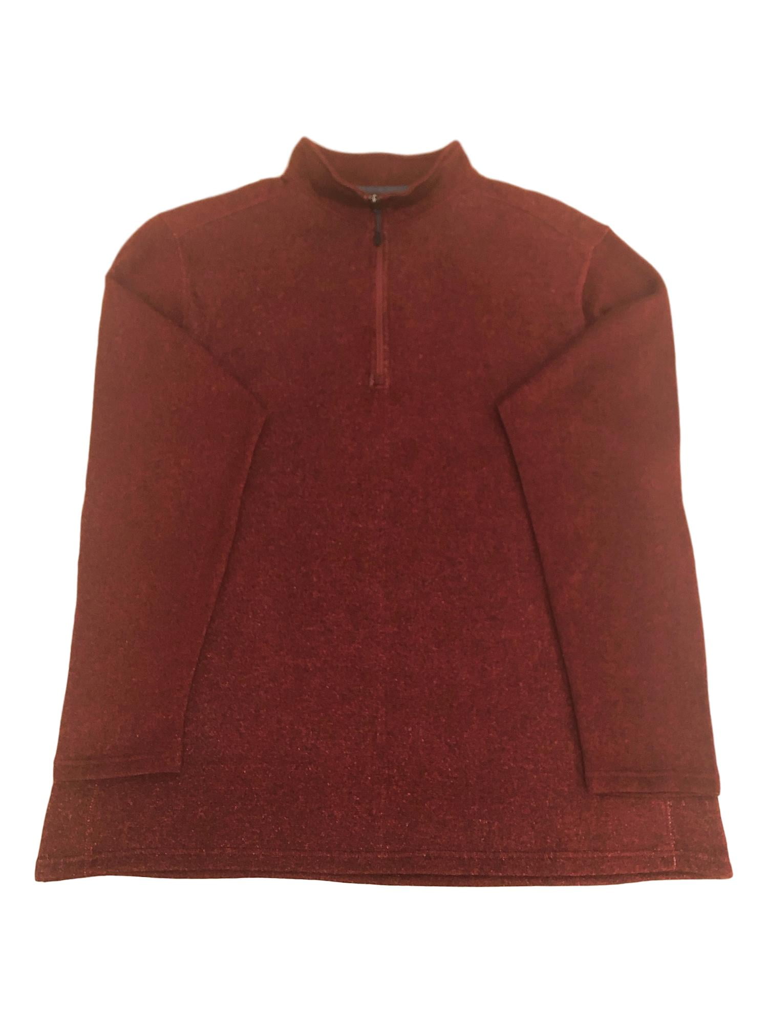mens burgundy quarter zip