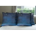 thumbnail image 6 of Ambesonne Moon Throw Pillow Cover 4 Pack, Winter Season Nighttime, 18", Dark Blue, 6 of 7