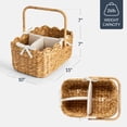 thumbnail image 3 of Best Choice Products Diaper Caddy Organizer for Baby, Large Portable Nursery Organizer w/ Divider & Handles - Natural, 3 of 9