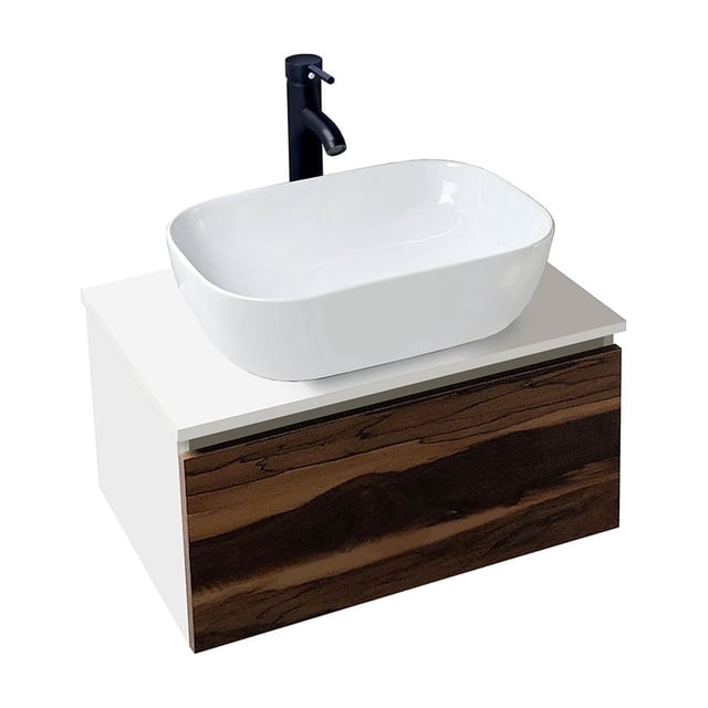 Esatto Mueble moderno flotante para baño con luz Antara