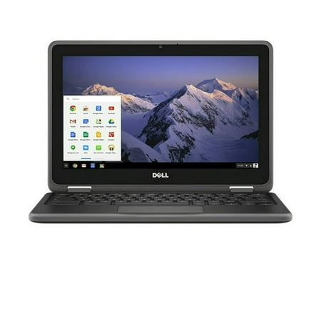 Pre-Owned Dell Chromebook 3100 11.6" 4GB 16GB Intel Celeron N4000 X2 1.1GHz Chrome OS, Black