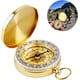 thumbnail image 1 of Brújula de bolsillo con esfera luminosa, brújula de supervivencia para acampar duradera y firme, brújula sensible y precisa para navegación militar profesional al aire libre, 1 of 5
