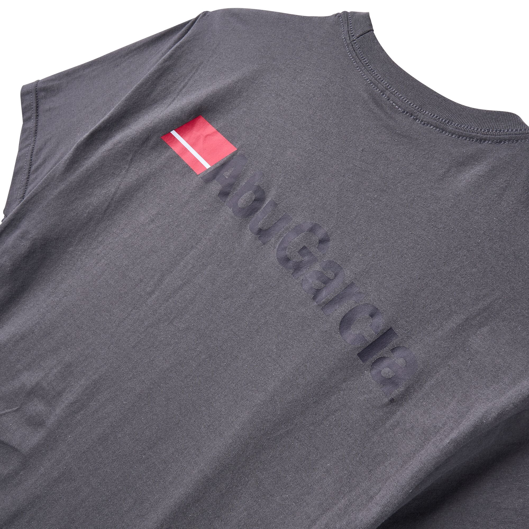 Abu Garcia Stacked Logo Tee, Grey, Size S