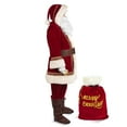 thumbnail image 3 of Santa Claus Costume for Men 10PCS, Christmas Santa Costume Adult Deluxe Santa Suit Professional Santa Outfit, 3 of 8