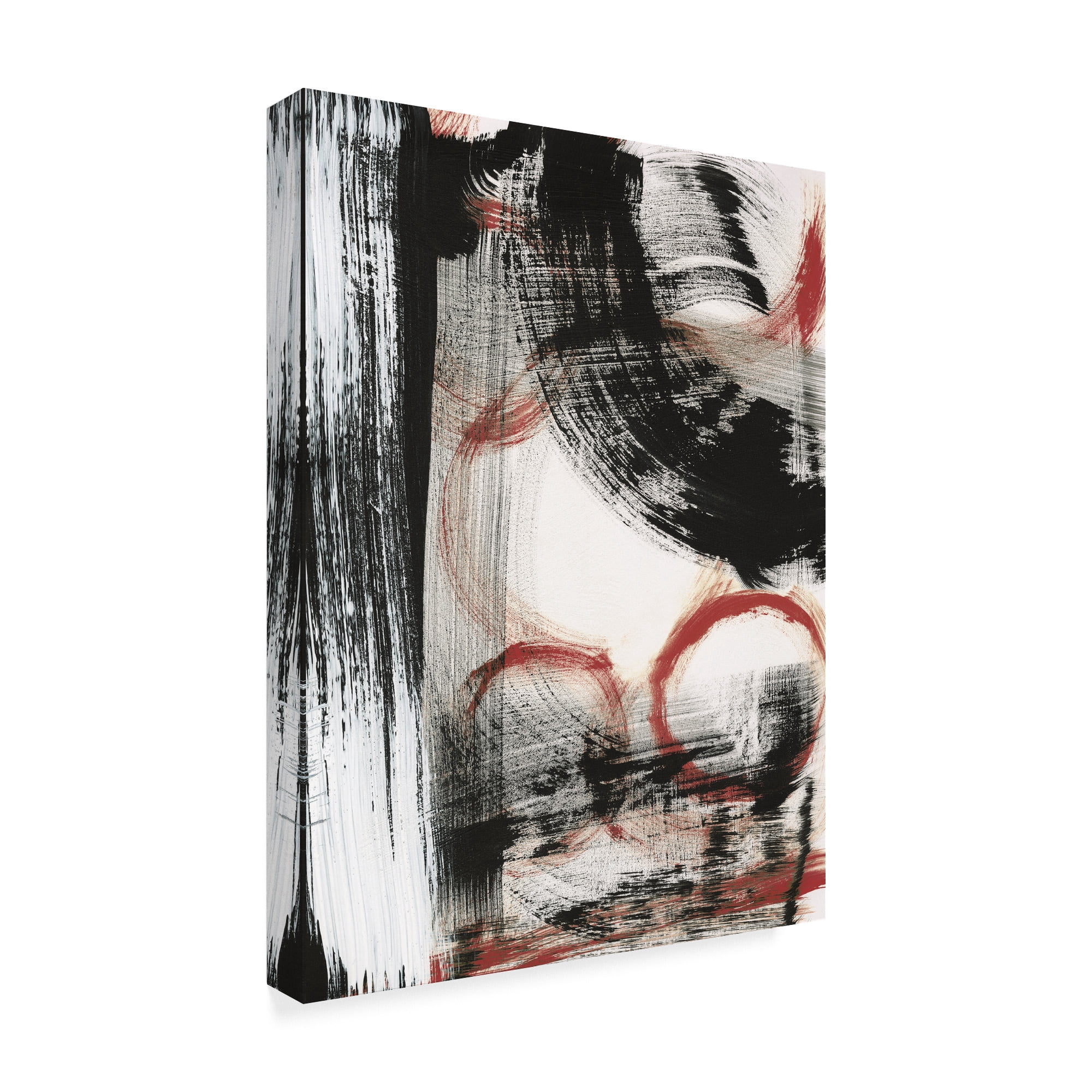 Trademark Fine Art 'LPs in 33 III Red' Canvas Art by Sue Schlabach
