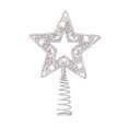 thumbnail image 4 of Adorno para árbol de Navidad, estrella de 5 puntas, polvo brillante, hueco, copo de nieve 3d, colgante en la copa del árbol, fiesta de vacaciones, decoración del hogar, 4 of 5