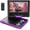 Purple 7.5", variant on CocoBear 12.5" Portable DVD Player with 10.5" Swivel Screen, 1024x600 HD, 4-6H Battery, Car Charger, USB/SD/AV Support, Region Free, Dual Speakers, Black
