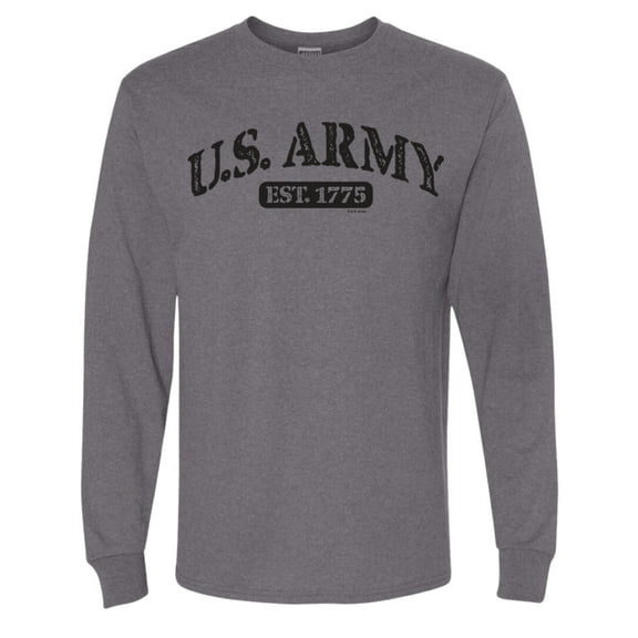 Wild Bobby U.S. Army Vintage 1775 Men Long Sleeve Shirt