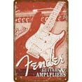 thumbnail image 1 of Plantillas Dibujo Pared Ygjytge Guitarra Retro Chic, 1 of 9