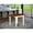 Buttermilk & Cherry, variant on East West Furniture Norden Rectangular Wood Dining Table in Cream/Cherry