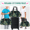 thumbnail image 6 of Qzaxky Personalized Christmas Bag Gym Bag Custom Duffle Bag Christmas Bag with Name Overnight Bag Christmas Shining Star Trees, 6 of 7