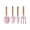 Pink #t86, variant on Japceit Horticultural Small Shovel Garden Tool Set for Kids, Including Flower Shovel & Rake, Lightweight Plastic Tools for Sand Digging, Gardening and Beach Play