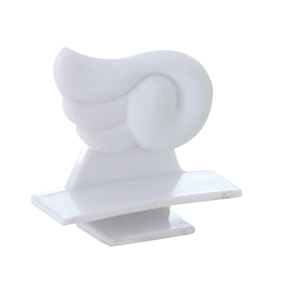 Housse de Toilette Portable Anti-Salissure Couvercle de Siège de Toilette Évite les Ailes Touchantes (Couleur Blanche)