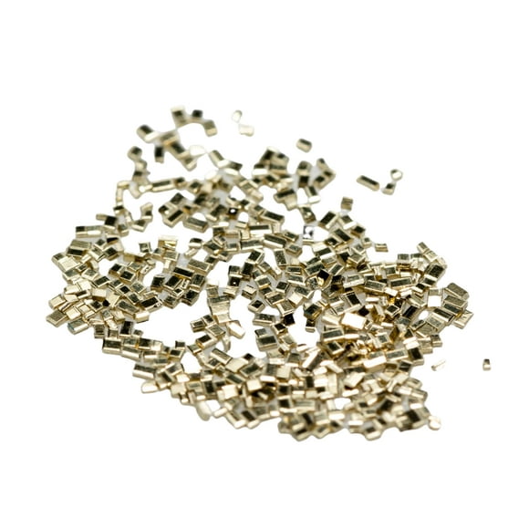 CRAFT WIRE Puce en Or Jaune 14K Soudure Facile 1/2 x 1/2mm Ultra Minuscule (0.25 DWT -320 Pcs) Fabriqué aux États-Unis