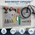 thumbnail image 3 of 8 ft x 4 ft Slatwall Panel,Interlocking Wall Paneling,Wall Mounted Garage Tool Organizer,Heavy Duty PVC Garage Wall Organization,Easy Installation, 3 of 7