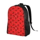 thumbnail image 2 of Disketp Red Ladybugs On White Dotted Mochila Unisex de Apertura Lateral Completa, Mochila para Laptop para Escuela, Trabajo y Viajes, 2 of 8