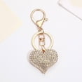 thumbnail image 4 of Osdhezcn Sparkling Heart Keychain With Full Rhinestoned Elegant Design for Daily Use, 4 of 15