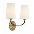 thumbnail image 4 of Crystorama Lighting - Niles - 2 Light Wall Mount-12 Inches Tall and 15 Inches, 4 of 10