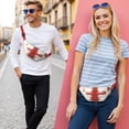 thumbnail image 2 of Fanny Pack Red Christmas Tree Pattern Waist Pack Bag,Running Cross Bag,Waterproof Large Fanny Packs for Women Men for Travel Running Hiking Cycling, 2 of 6