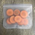 thumbnail image 4 of 12 Pack Reusable Freezer Bag, Multifunction Reusable Silicone Food Bag for Vegetable Fruit and Meat, Prevent Leakage 12 Pack Reusable Freezer Bag, Multifunction Reusable Silicone Food Bag for Vegeta, 4 of 4