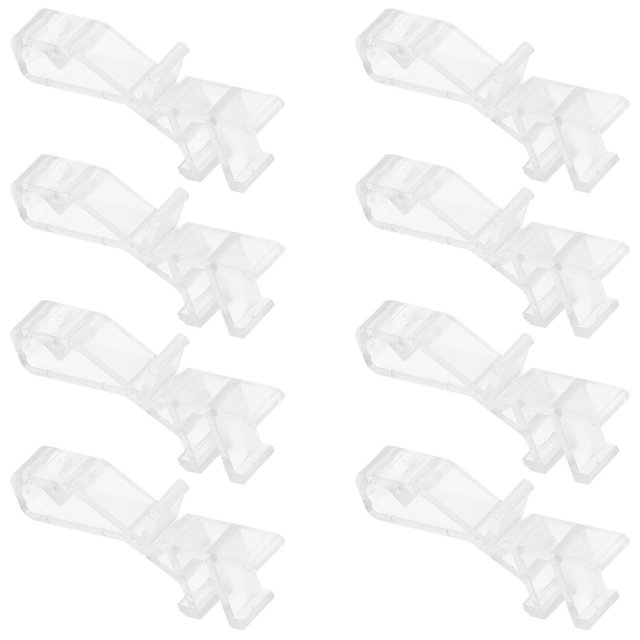 20pcs Plastic Valance Clips Indoor Curtain Clips Vertical Blind Curtain Clamps for Blinds