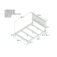 thumbnail image 4 of Mission Queen Traditional Bed in Espresso, 4 of 4