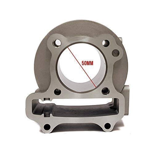 Complete Upgrade/Rebuild GY6 Cylinder Kit 100cc - 50mm piston, 70mm EGR Valves for 4-stroke 139QMB 139QMA