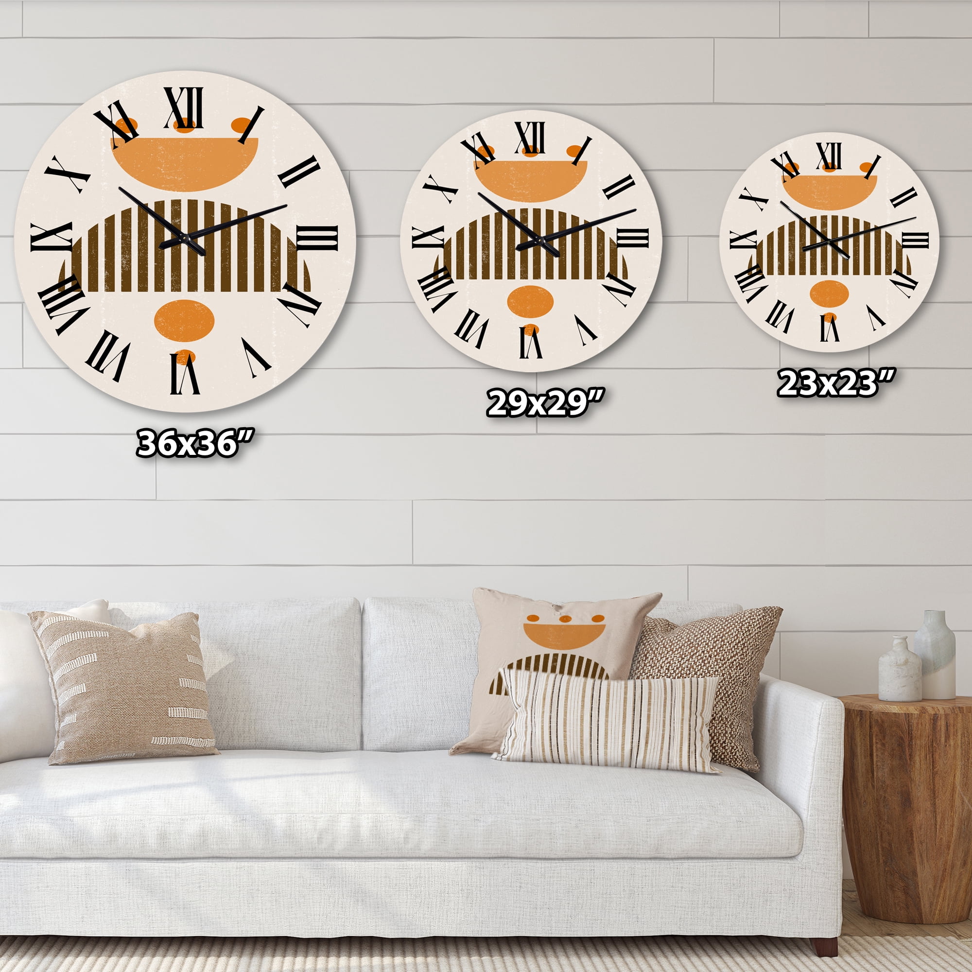 Designart 1 in Quartz Modern/Contemporary Wall Clock