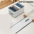 thumbnail image 6 of Bdday Shoe Storage Foldable Clothing Storage Box Wardrobe Classification Container Household Clothing Bedroom Socks Pants Drawer Organizers Storage Bag Organizer, 6 of 7