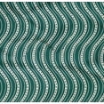 thumbnail image 4 of oneOone Organic Cotton Poplin Twill Fabric Dot & Waves Block Print Sewing Fabric BTY 42 Inch Wide, 4 of 4