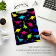 thumbnail image 4 of FMSHPON Cute Colorful Dinosaurs Clipboard Hardboard Wood Nursing Clip Board and Pull for Standard A4 Letter 13x9 inches, 4 of 7