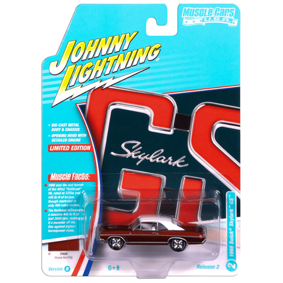 Johnny Lightning Jlmc038 Muscle Car Ver B 1966 Buick Skylark Gs
