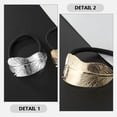 thumbnail image 3 of UPOUART 2Ud Elastic Hair Ties Con Adorno Metálico Hoja Para Ocasiones Formales Y Casuales, 3 of 8