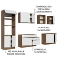 thumbnail image 4 of Cocina Integral MADESA Glamy 310cm Marrón/Blanco, 4 of 5