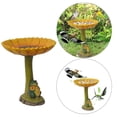 thumbnail image 6 of Outdoor Lawn Garden Bird Bath Statue Retro Fountains Crafts Yard Birdfeeder Cartoon Animal Landscape - hedgehog, 6 of 6
