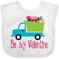 thumbnail image 3 of Inktastic Be My Valentine Heart Truck Boys or Girls Baby Bib, 3 of 4